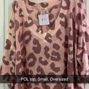 POL top, oversized